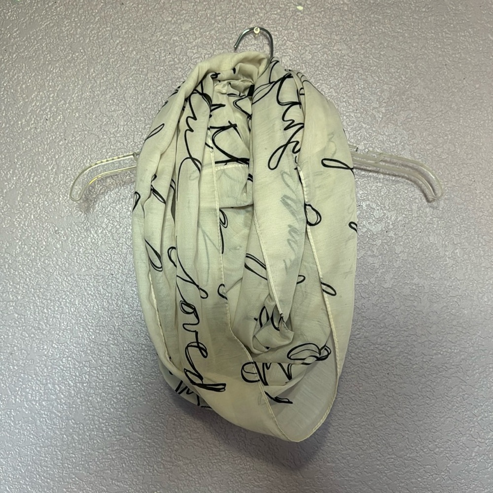 Love Script Infinity Scarf